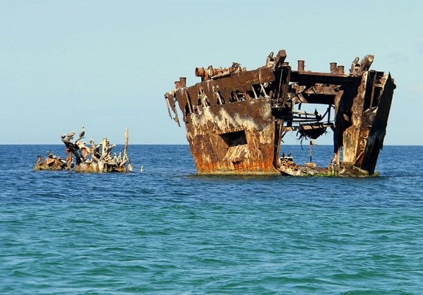 Ferry abandonado de Cubagua
