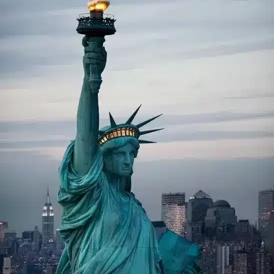 La majestuosa Estatua de la Libertad