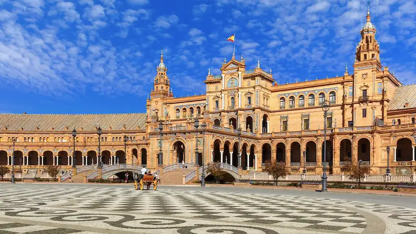 Plaza España en Sevilla