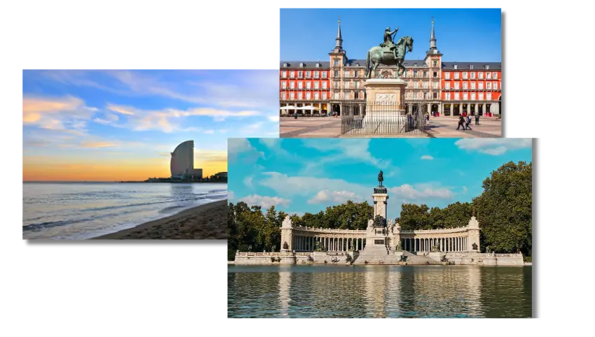 espana Paisajes naturales y urbanos españoles