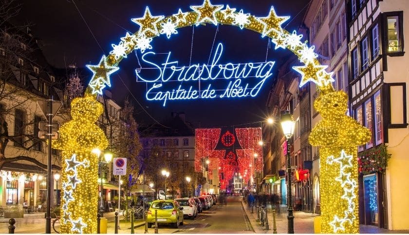 Casas de entramado alsaciano en el centro de Estrasburgo