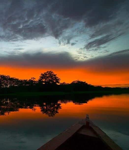 Atardecer en el Delta del Orinoco