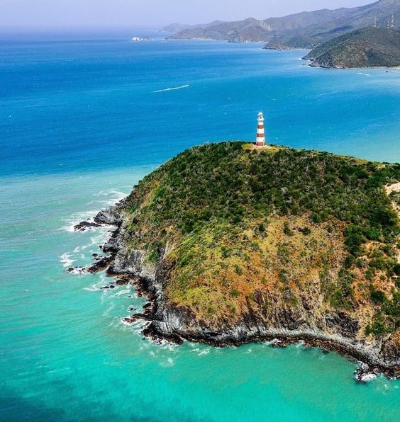 Playa Zaragoza en la Isla de Margarita Venezuela