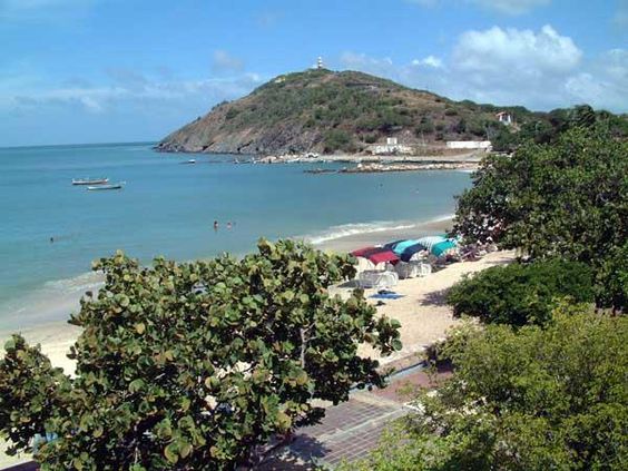 Playa Zaragoza en la Isla de Margarita